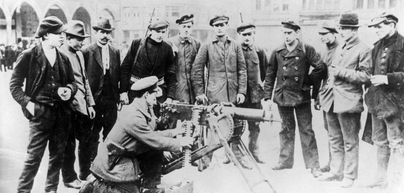Гамбург, 23-25 октября 1923 г. Вооружённые рабочие.